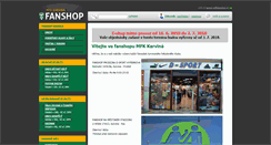 Desktop Screenshot of fanshop.mfkkarvina.cz